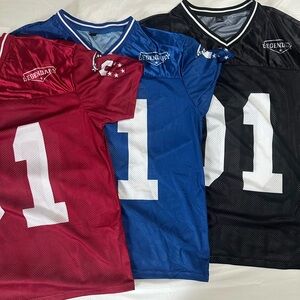 NFINITY Red and White Sports Jersey